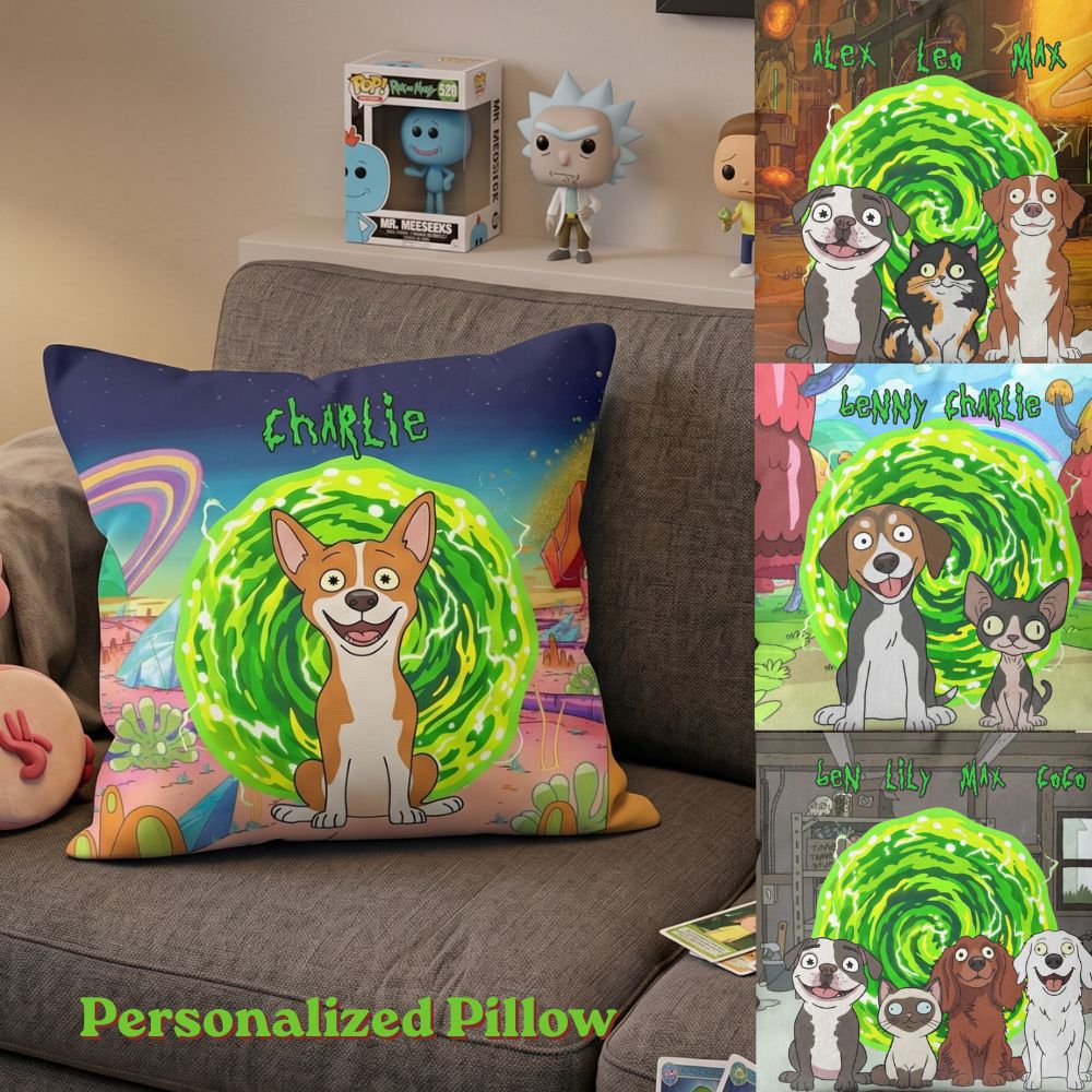 Best Pet Parent in Every Dimension. Personalized Custom Pillow Cushion, Custom Gift for Dog, Cat Lovers