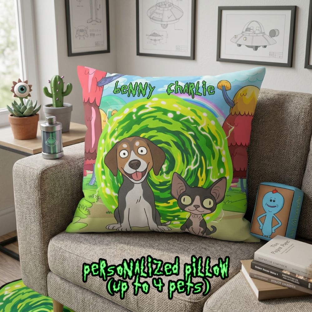 Best Pet Parent in Every Dimension. Personalized Custom Pillow Cushion, Custom Gift for Dog, Cat Lovers