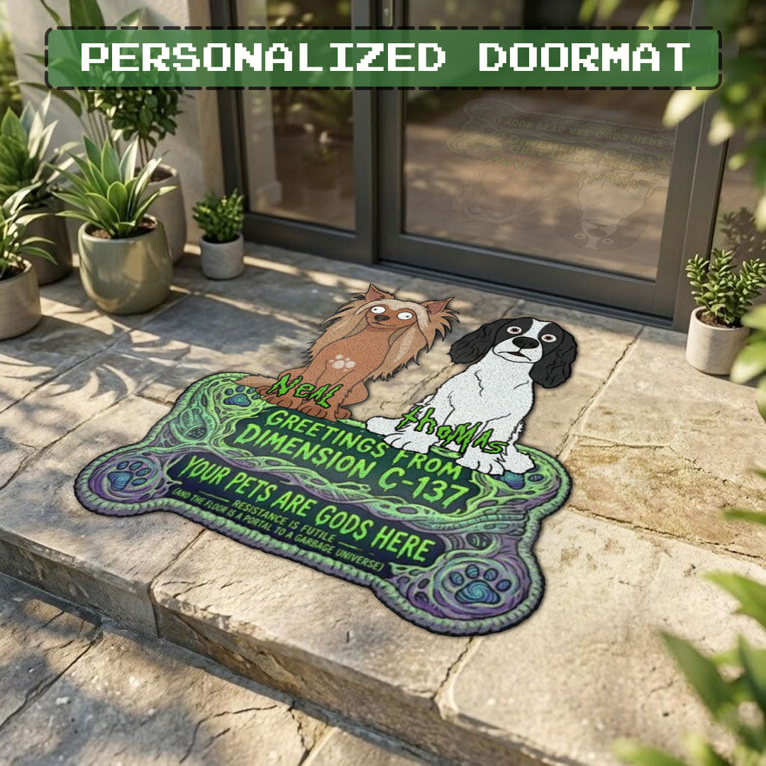 Best Pet Parent in Every Dimension. Personalized Custom Rug Doormat, Custom Gift for Dog, Cat Lovers