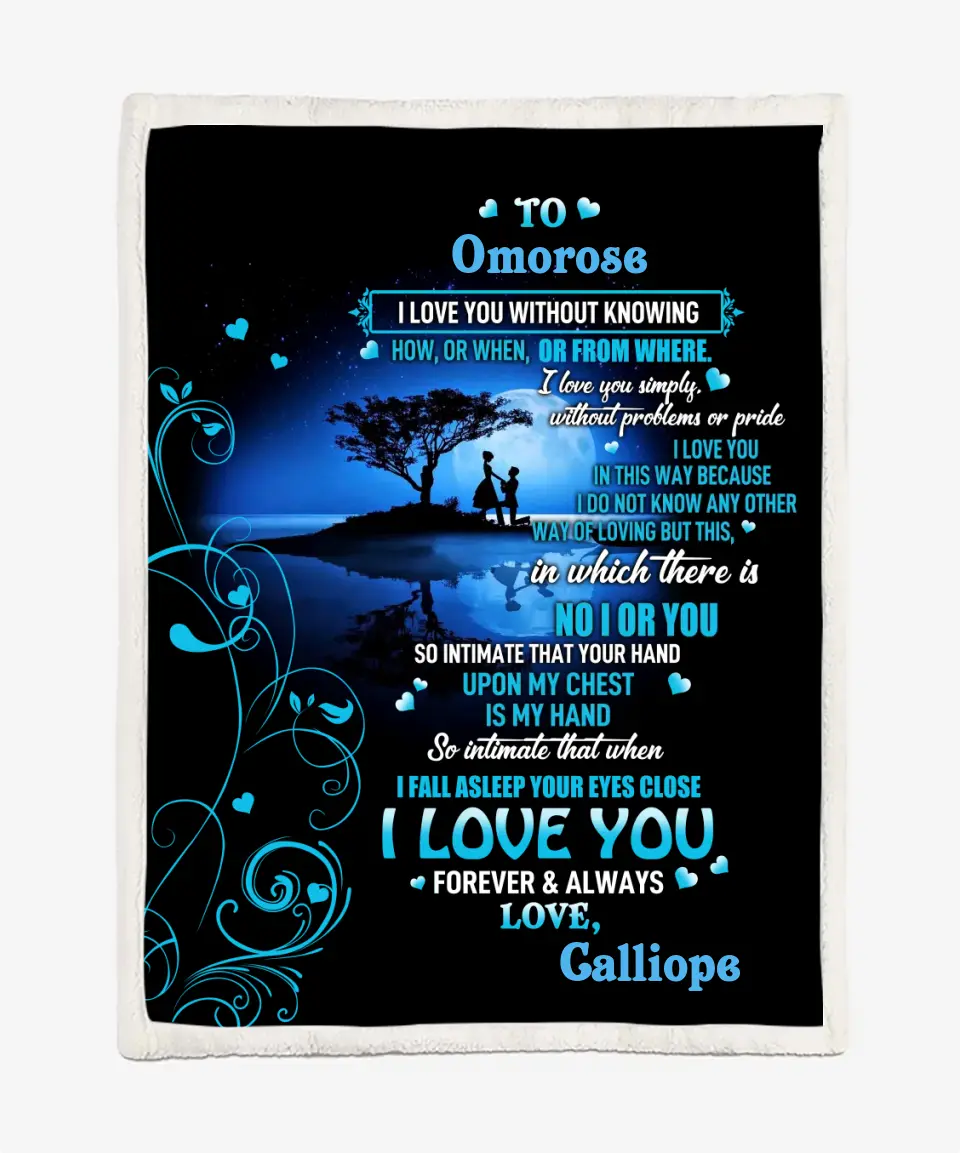 You Are My Love Sherpa Blanket - Gift For Couples 3