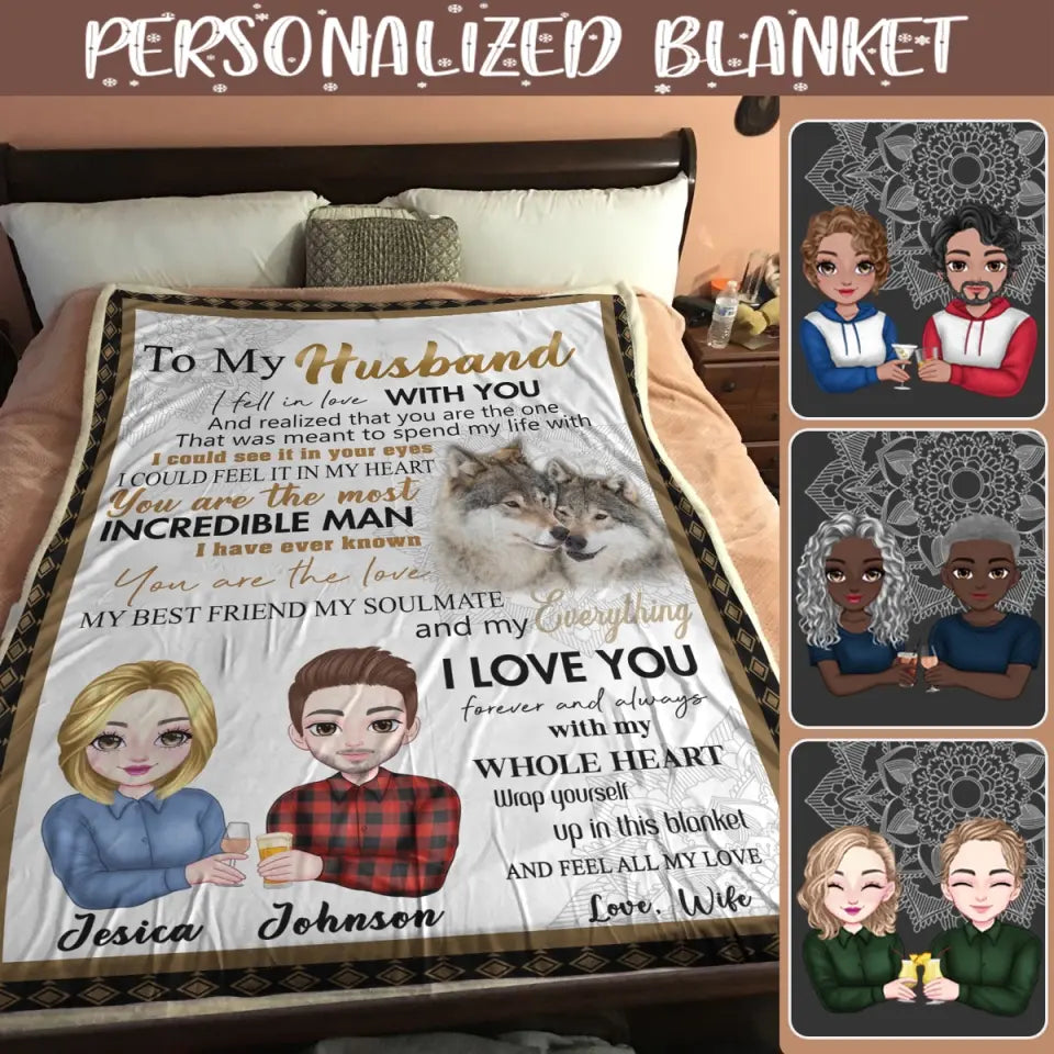 Personalized To My Son Blanket From Mom - To My Son My Little Boy Yesterday Blankets - Love Letter From Mom Lion