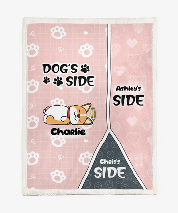 Personalized Pet Blanket For Pet Lovers - Lazy Pets - Choose Up To 5 Pets/Dogs/Cats