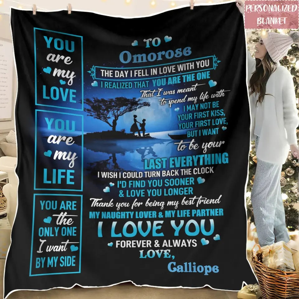 You Are My Love Sherpa Blanket - Gift For Couples 1