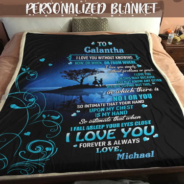 You Are My Love Sherpa Blanket - Gift For Couples 3