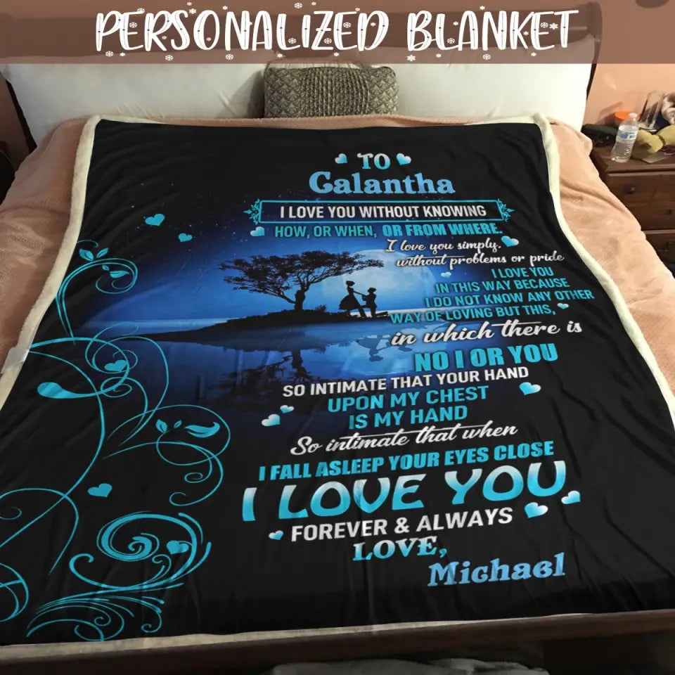 You Are My Love Sherpa Blanket - Gift For Couples 3