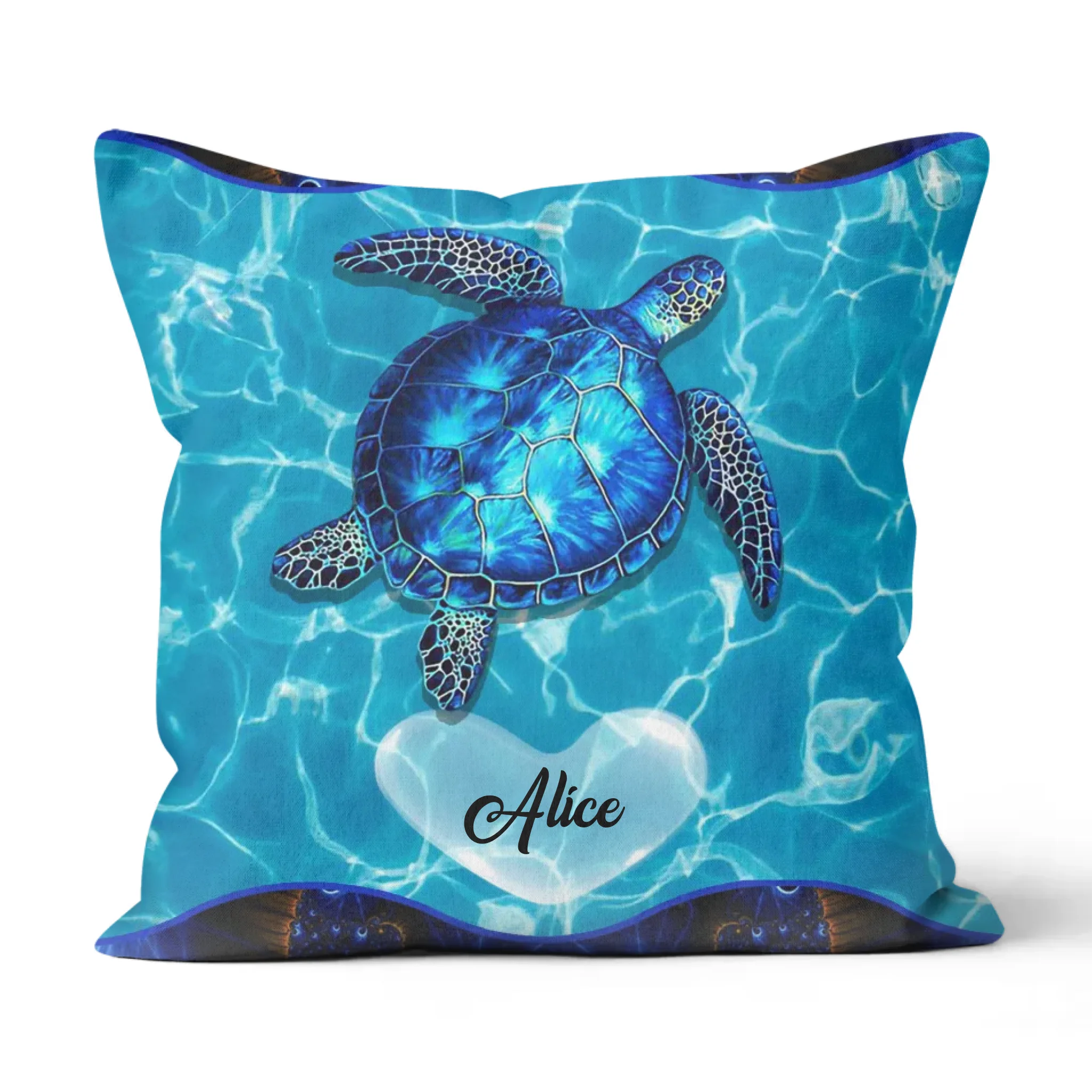 Pillow - Turtle, Personalize Your Choice of Turtle Number