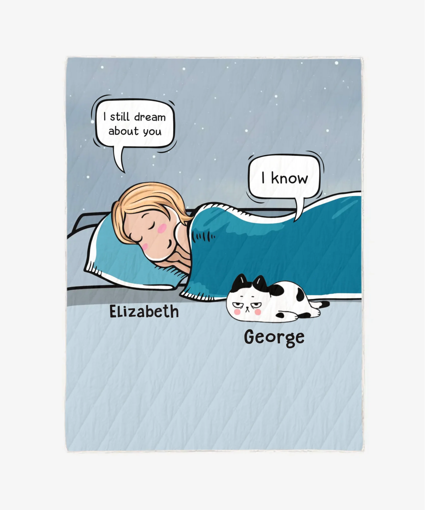 Personalized Dog/Cat Blanket - I Still Dream About You Custom Blanket - Choose Up To 9 Pets/Dogs/Cats