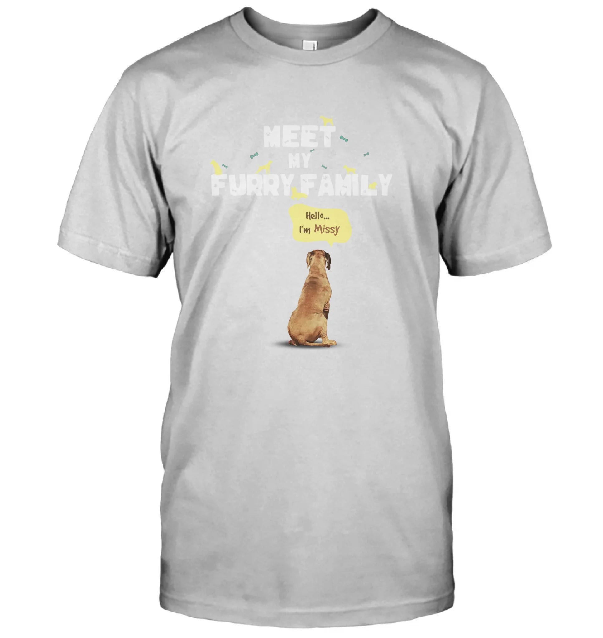 Personalized Meet my furry family T-shirt - Gift For Pet Lover