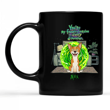 Best Pet Parent in Every Dimension. Personalized Custom Mug, Custom Gift for Dog, Cat