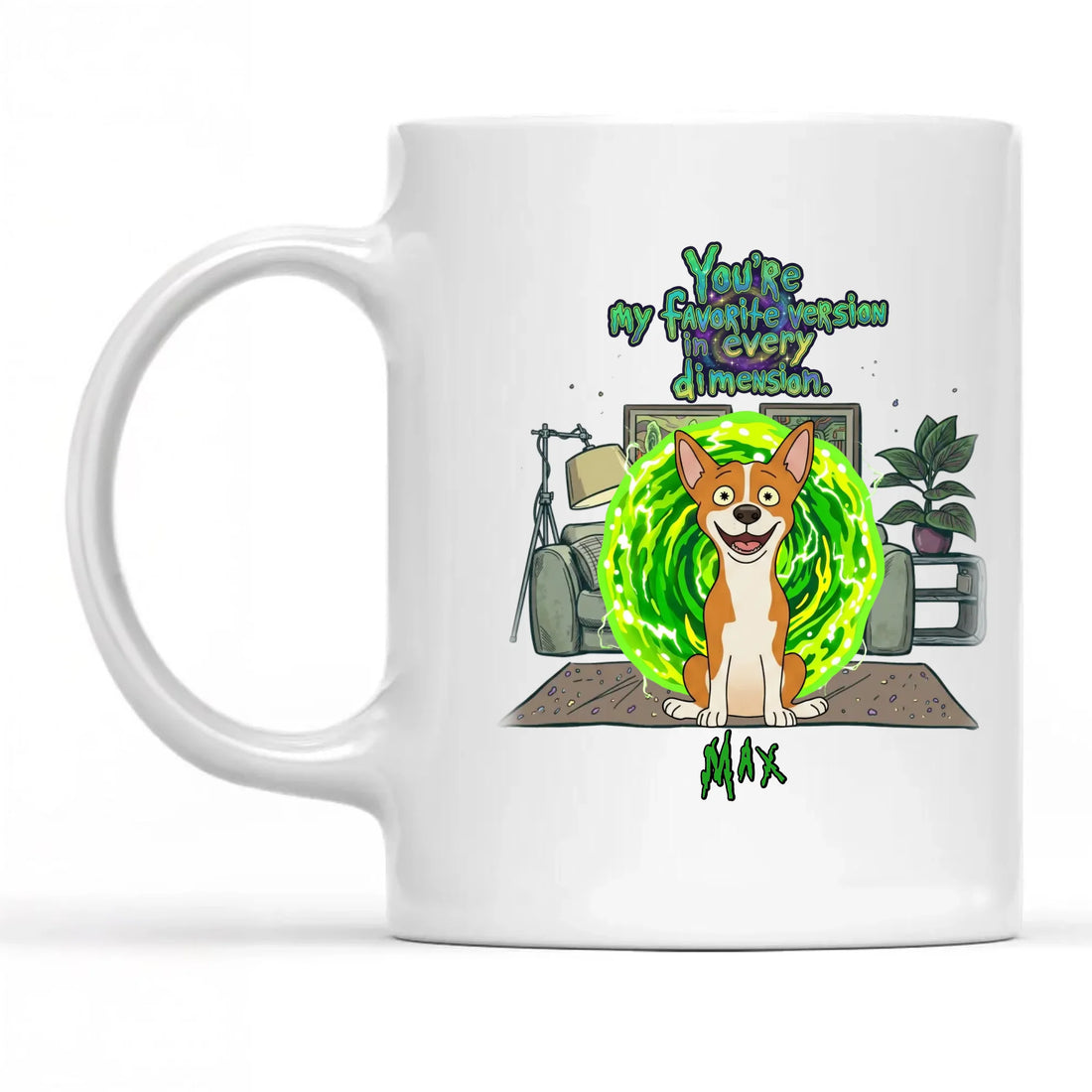 Best Pet Parent in Every Dimension. Personalized Custom Mug, Custom Gift for Dog, Cat