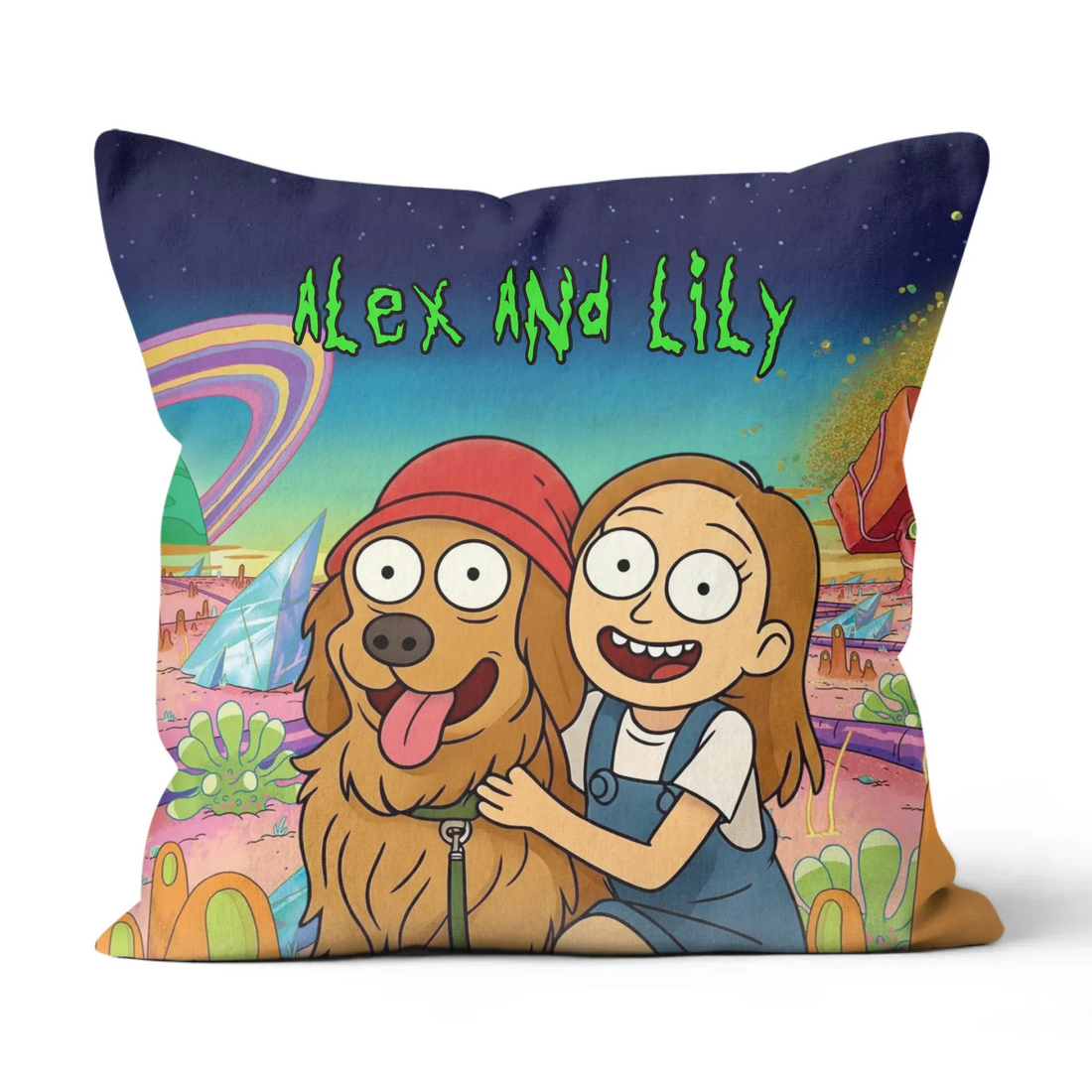 Dimension C-137 Upload Image to RM Style - Personalized Custom Pillow / Cushion