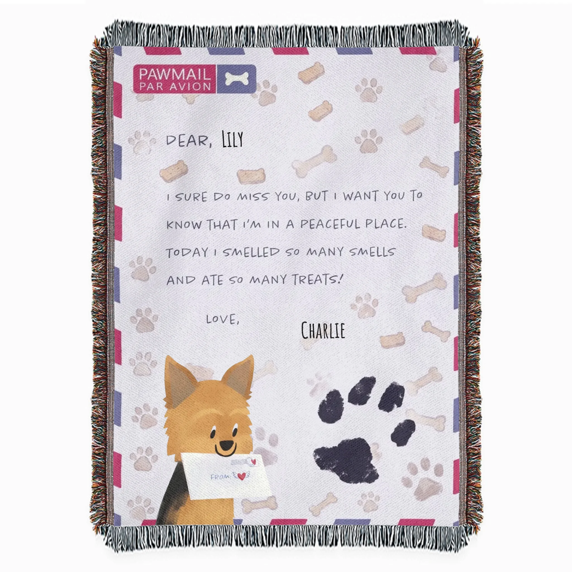 Mockup Woven Blanket