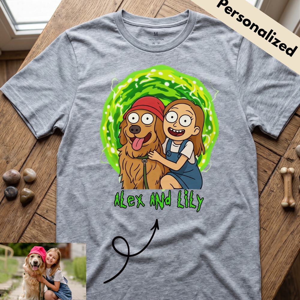 Dimension C-137 Upload Image to RM Style - Personalized Custom Shirt