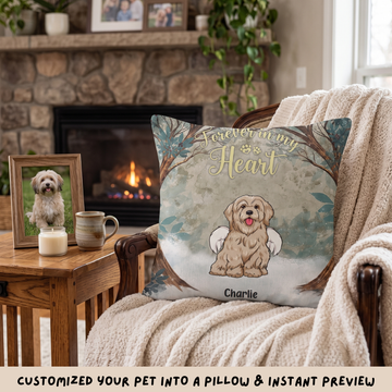 Pillow - Pet Full Body 2D Back Winter